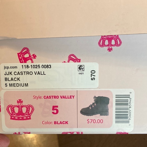 🌸NIB JUICY COUTURE Girls Castro Valley Hiking Boot - size big girl 5 - Picture 10 of 10